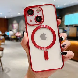 Luxury Kase Plating Magnetic Soft Cover iPhone 15 Plus Back Case-image-84