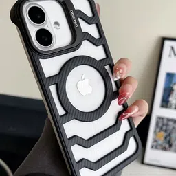 Luxury Kase Solid Printed iPhone 16 Plus Back Case Mobile Accessories-7