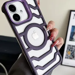 Luxury Kase Solid Printed iPhone 16 Plus Back Case Mobile Accessories-8