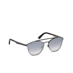 WEB EYEWEAR Unisex Cat eye Sunglasses WE0189 59 09C-Blue-image-99