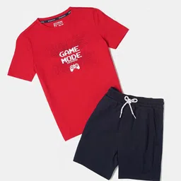 Jockey Boys Printed Pure Cotton T-shirt with Shorts-picture-23