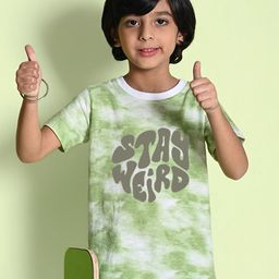 NUSYL Boys Dyed Round Neck T-shirt-image-67