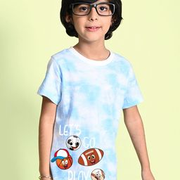 NUSYL Boys Dyed Round Neck T-shirt-image-71