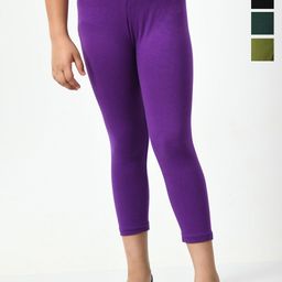 BAESD Girls Pack Of 4 Mid-Rise Capris-picture-31