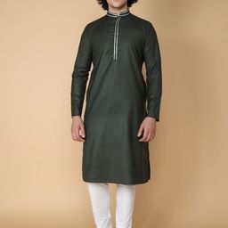 TABARD Pure Cotton Straight Kurta with Churidar-image-46