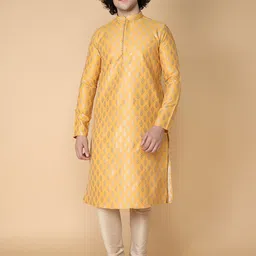 TABARD Ethnic Motifs Woven Design Regular Kurta with Churidar-picture-14