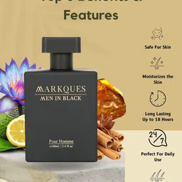 MARKQUES Men Watch With Perfume Accessory Gift Set-image-47