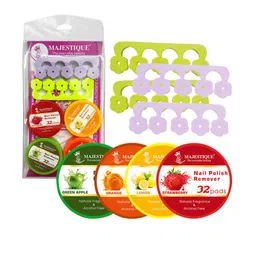MAJESTIQUE Nail Polish Remover & Toe Separator Set-14