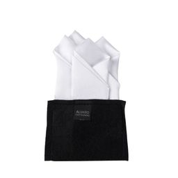 Alvaro Castagnino Men White Solid Pocket Square-picture-41