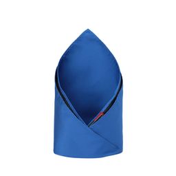 Peter England Men Blue Solid Pocket Square-image-86