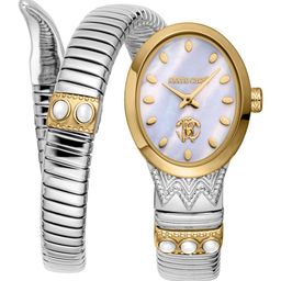 Roberto Cavalli Women Patterned Dial & Stainless Steel Bracelet Style Straps Analogue Watch RC5L104M0055-image-61