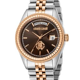 Roberto Cavalli Men Embellished Dial & Stainless Steel Analogue Watch RC5G091M0075-image-32