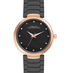 French Connection Women Printed Dial & Stainless Steel Bracelet Style Straps Analogue Watch FCN063BM-46