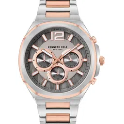 Kenneth Cole Men Grey Dial & Steel Toned Analogue Watch - KCWGI2104902MN-image-72