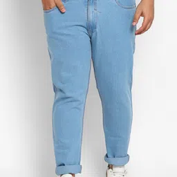 Urbano Plus Men Blue Stretchable Jeans-picture-12