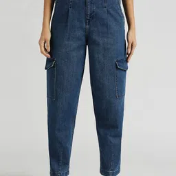 Pepe Jeans Women Tapered Fit High-Rise Clean Look Stretchable Jeans-image-62