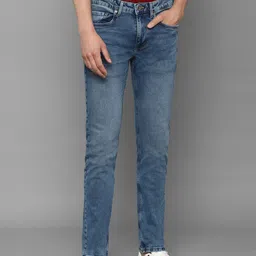 Louis Philippe Jeans Men Blue Slim Fit Low-Rise Light Fade Stretchable Jeans-image-66