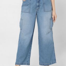 VERO MODA CURVE Women Straight Fit High-Rise Clean Look Cotton Jeans-image-27