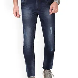Monterrey SF Men Original Slim Fit Low Distress Heavy Fade Stretchable Jeans-picture-30