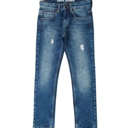 Pepe Jeans Boys Slim Fit Mildly Distressed Heavy Fade Stretchable Jeans-image-5