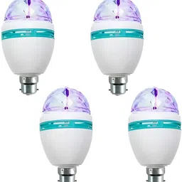 ENORMITY Green & White 4 Pieces Textured Semi Sphere Disco Balls-55