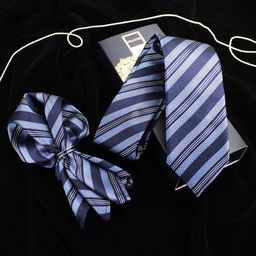PELUCHE Men Striped Accessory Gift Set-image-86