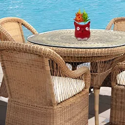 Garden Deco Red 2 Pieces Cute Owl Ceramic Planters-picture-55