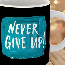 Keviv White & Blue Text or Slogans Printed Ceramic Glossy Mug 325 ml-image-73
