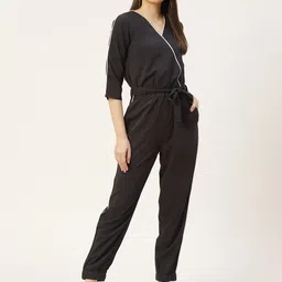 Magnetic Designs Charcoal Greyjogger Basic Jumpsuit-image-78
