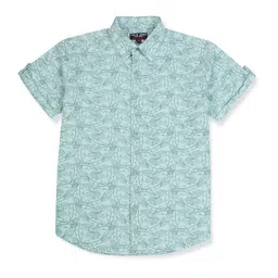 Gini and Jony Boys Graphic Printed Cotton Casual Shirt-image-89