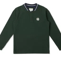 Pepe Jeans Boys Green Polo Collar T-shirt-image-8