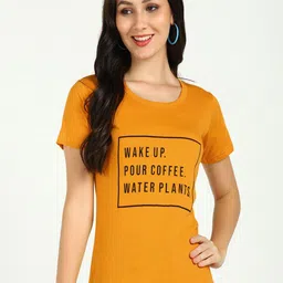 VAHSON Typography Printed Cotton T-shirt-image-43
