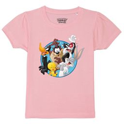 Looney Tunes by Wear Your Mind Girls Pink Cotton Printed T-shirt-image-98
