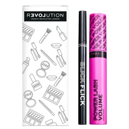 Makeup Revolution London Set of Power Lash Mascara & Slick Flick Eyeliner-31