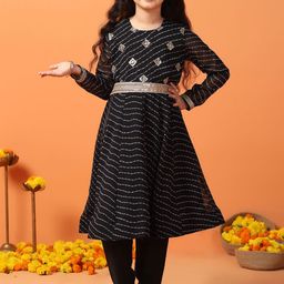 FASHION DREAM Girls Printed Regular Kurta with Trousers-image-68