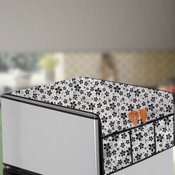 The Furnishing Tree Grey Plastic Refrigerator Cover-image-70