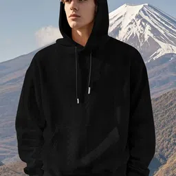 StyleCast x Revolte Mens Solid Hooded Sweatshirt-image-63
