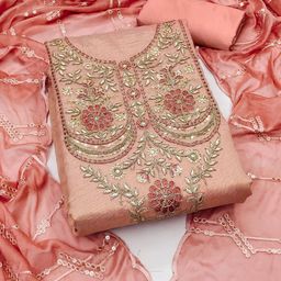 DIVASTRI Embroidered Unstitched Dress Material-image-94