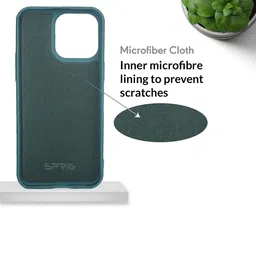 SPRIG Solid Printed iPhone 15 Pro Max Back Case Mobile Accessories image 2