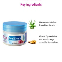 ROSA Set Of 20 Cold Cream With Aloevera & Vitamin E - 10ml Each image 4