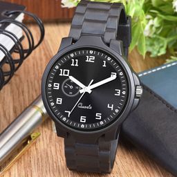 CSAMON Men Round Dial & Bracelet Style Straps Analogue Watch 3Kan 1001BLK NEW PU-image-81