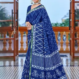 Panzora Zari Bagru Saree-22