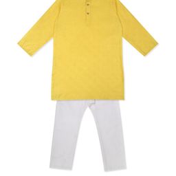 Little Dreams Boys Self Design Kurta with Pyjamas-46