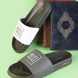 Mast & Harbour Men Printed Sliders-picture-17