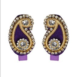 Aye Candy Girls Embellished Alligator Hair Clip-11