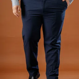 Muffynn Men Plus Size Relaxed Straight Leg Straight Fit Formal Trouser-picture-17