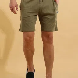 GREEN AGE Men Solid Shorts-image-22
