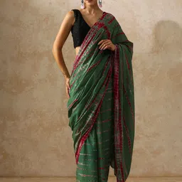 Moara Tie and Dye Pure Cotton Saree-20