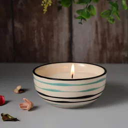 VarEesha Off White & Green 1 Candle-image-78