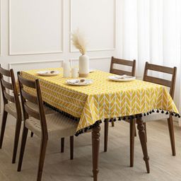 HOMEMONDE Unisex Yellow Table Covers-image-48